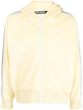 Palm Angels stripe-detail zip-up hoodie