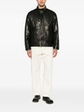 SERGIO MORETTI FIRENZE high-neck panelled jacket