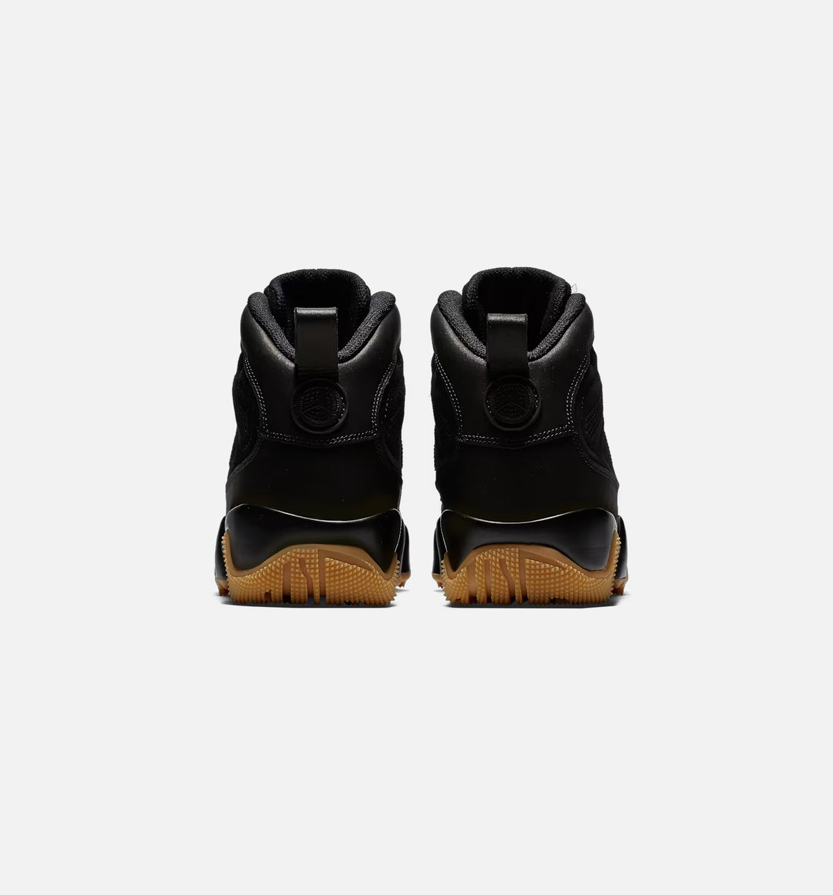 Air Jordan 9 Retro Men's Lifestyle Boots - Black/Black Gum Light Brown