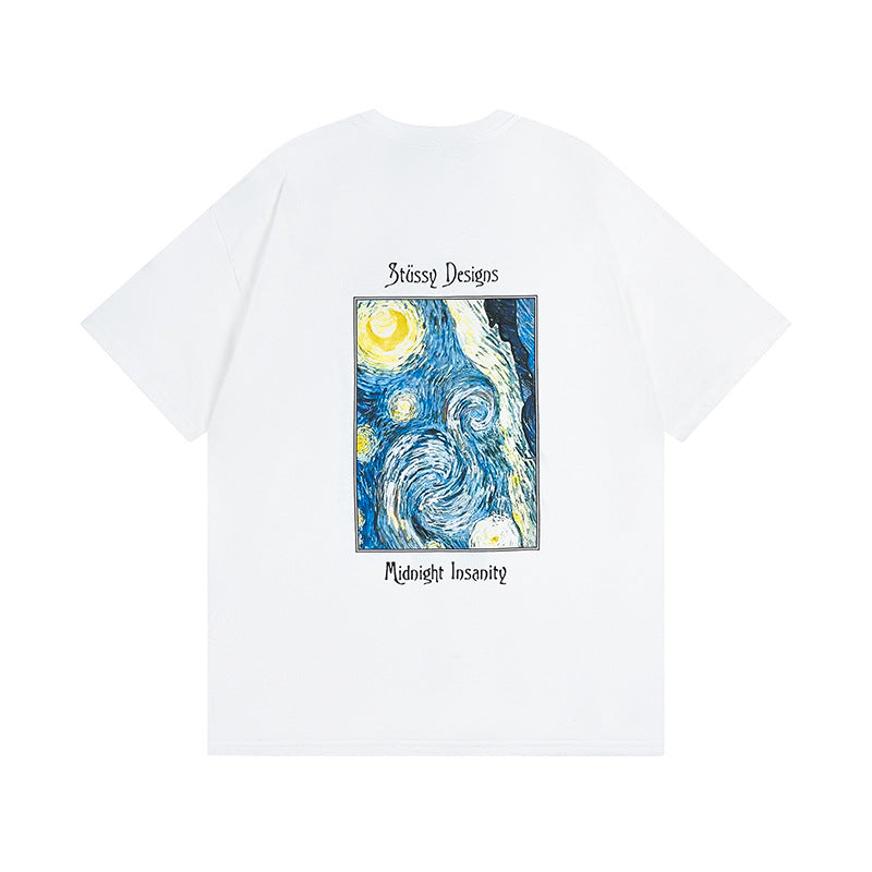 Stussy Dice 8 Ball Logo Print Oversized Tee Multi‑Style