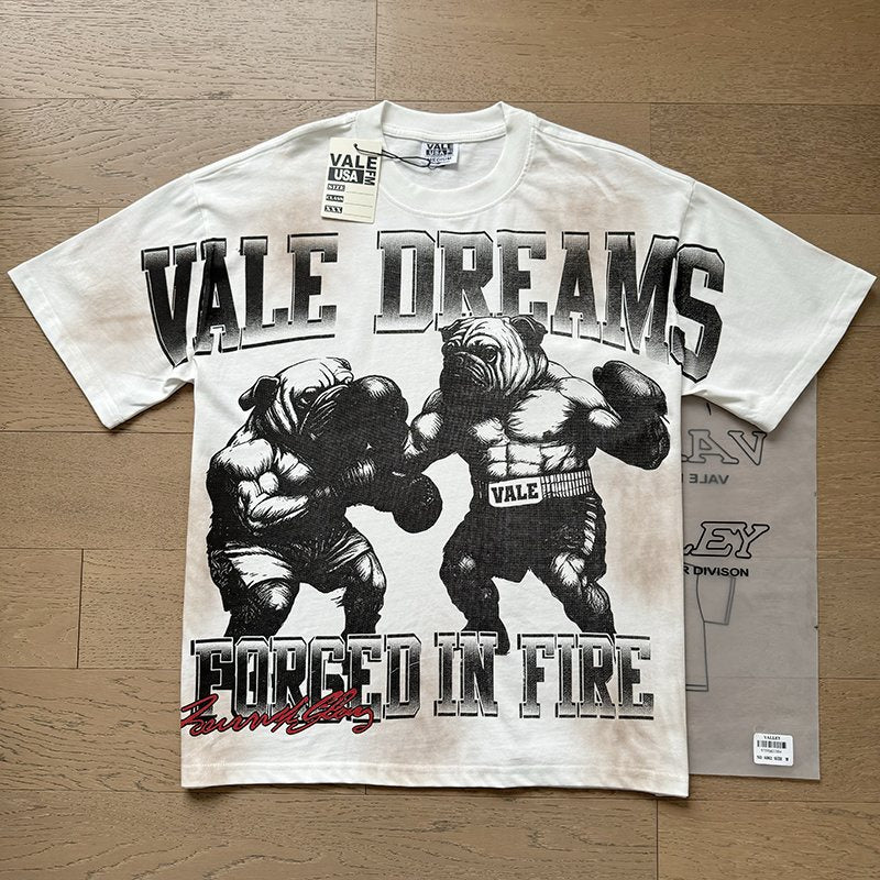 VALE USA Forged in Fire Boxing Graphic T-Shirt