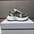 Givenchy Gray Mesh Panel Low-Top Sneakers