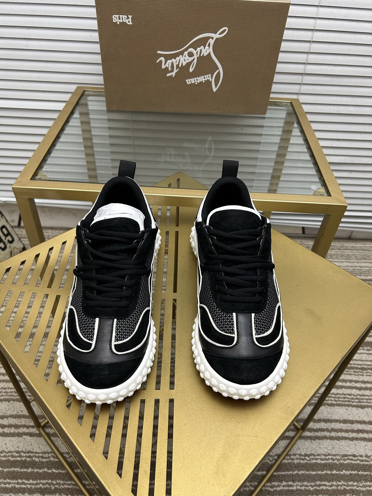 Christian Louboutin Contrast Trim Sneakers
